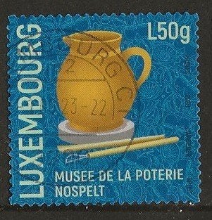 Luxemburg 43, aardewerk voor cadee, Verzenden, Luxemburg, Gestempeld
