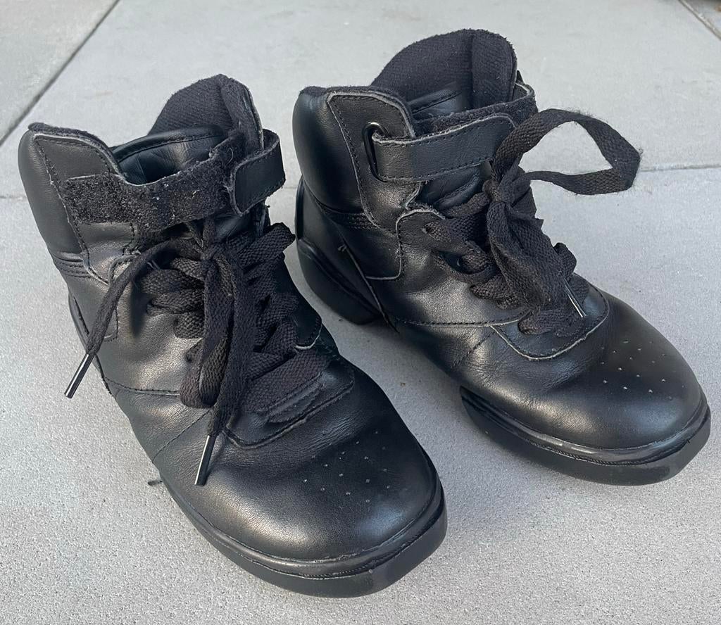 Papillon Jr. leren hoge dansschoenen - zwart - Maat 35, Ophalen of Verzenden, Gebruikt, Schoenen