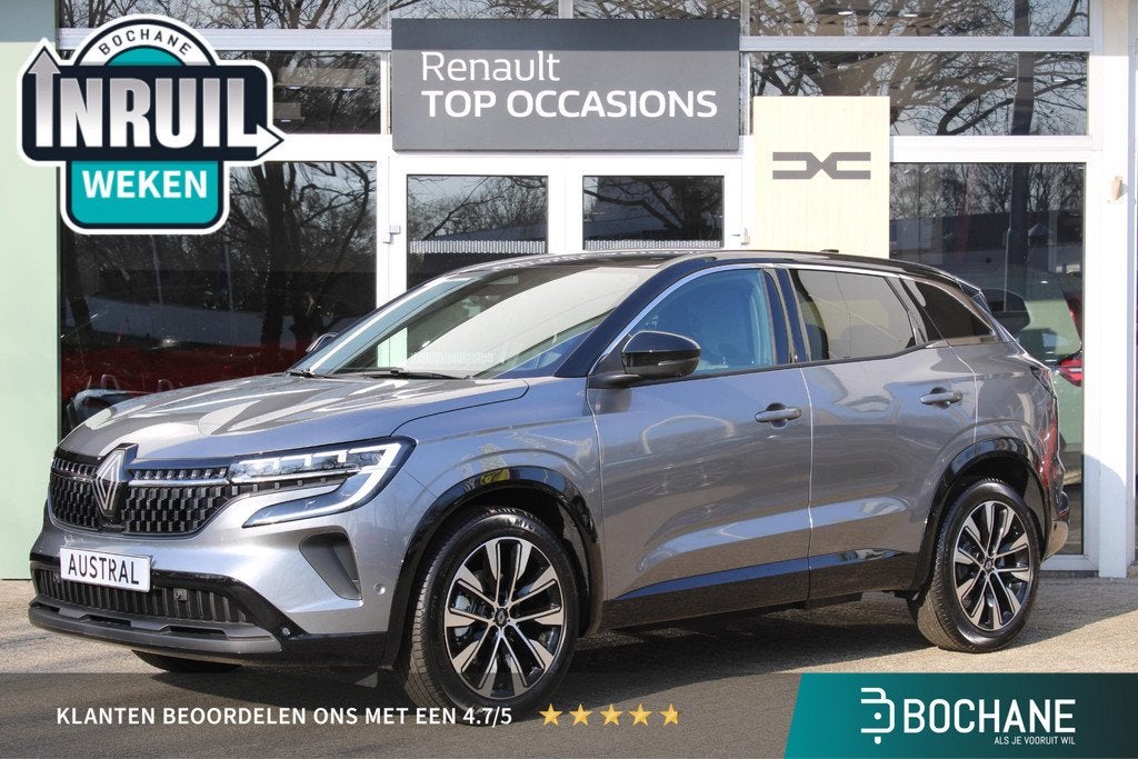 Renault Austral 1.3 mild hybrid 160 X-Tronic techno | REGISR, Auto's, Renault, 1408 kg, 1800 kg, 4 cilinders, Met garantie (alle)