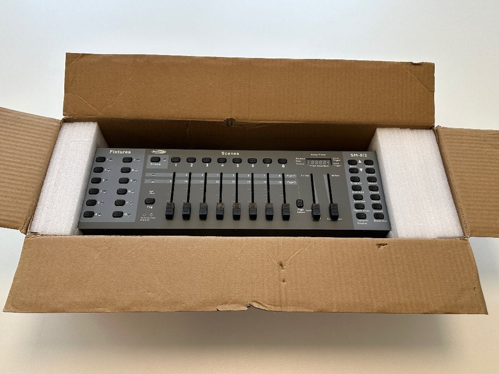 Showtec 8/2 lichtcontroller, Ophalen of Verzenden, Zo goed als nieuw, Licht, Geluidgestuurd