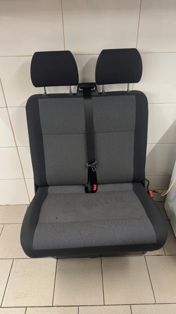 VW TRANSPORTER T5 T6 BIJRIJDERSBANK AUSTIN ZWART BANK ZETEL, Auto-onderdelen, Interieur en Bekleding, Ophalen, Austin
