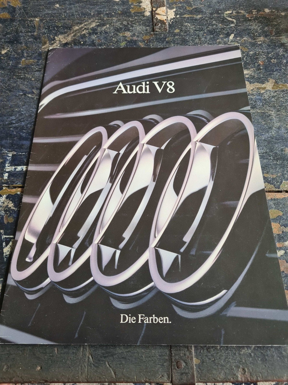 Audi V8 kleuren 9/88, Ophalen of Verzenden, Audi