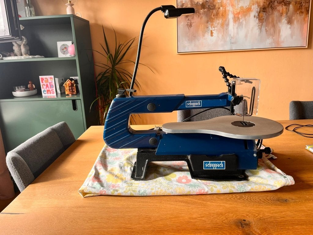 Scheppach SD1600V figuurzaag/decoupeerzaagmachine, Ophalen, Gebruikt, Scheppach, 30 tot 70 mm