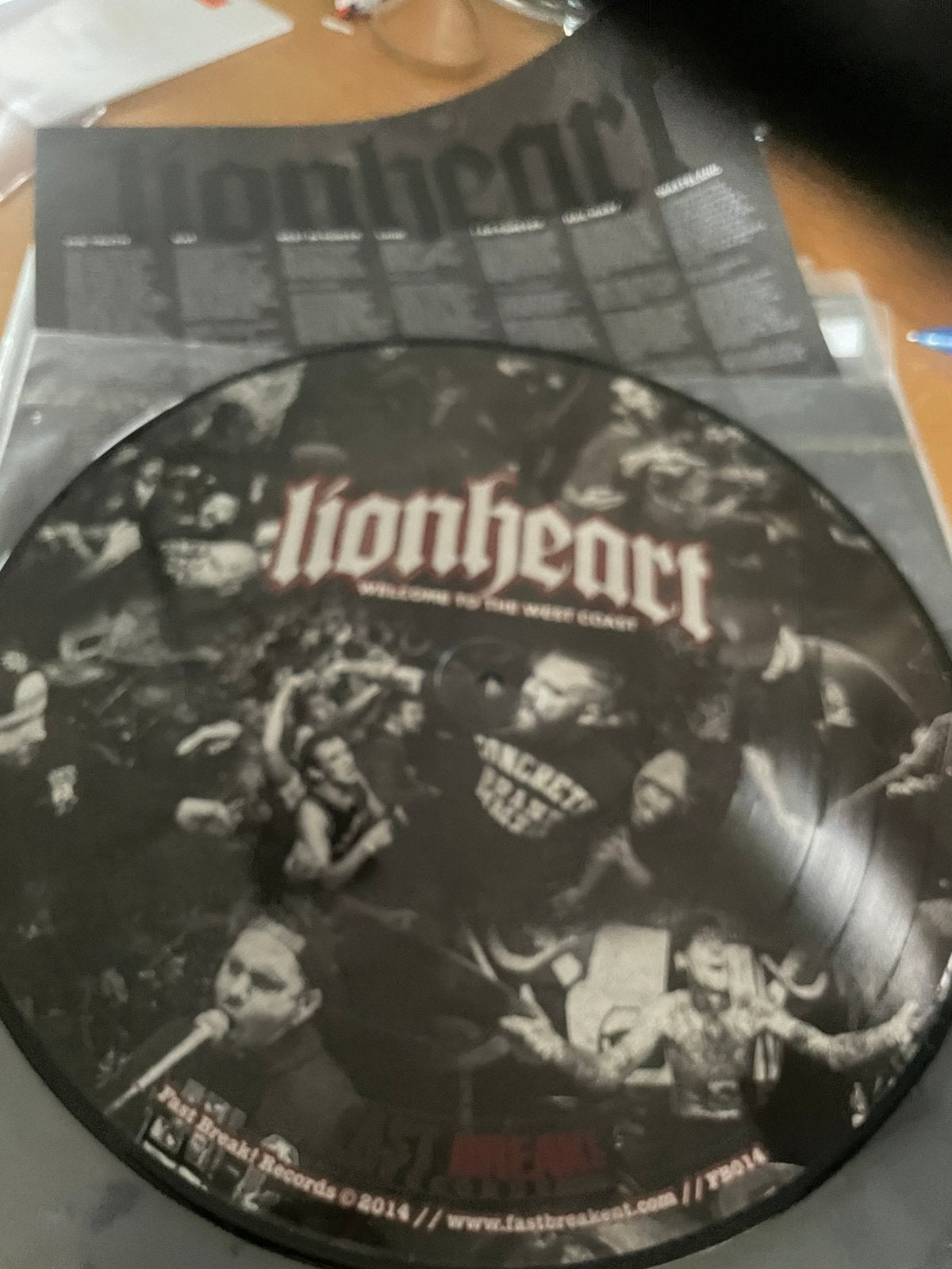 Lionheart - welcome to the westcoast pdisc, Cd's en Dvd's, Ophalen of Verzenden, Zo goed als nieuw