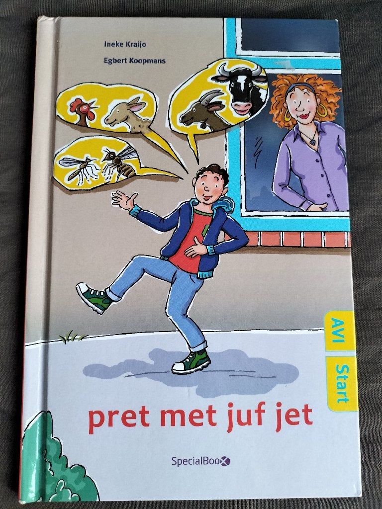 Ineke Kraijo - ;pret met juf jet / avi Start, Boeken, Ophalen of Verzenden, Zo goed als nieuw, Ineke Kraijo, Fictie algemeen