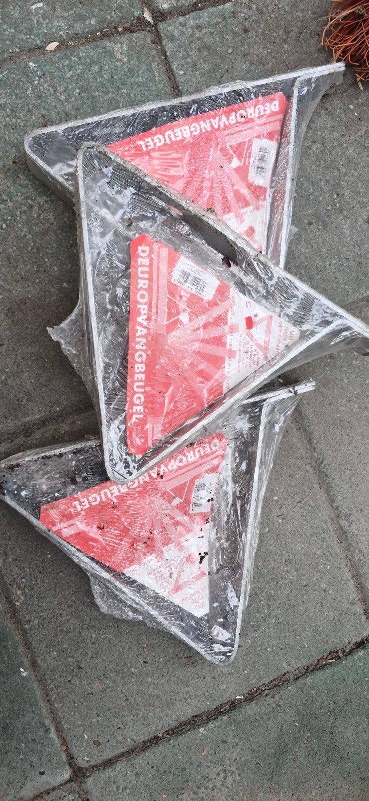 3x NIEUW Deuropvangbeugel met buffer en windhaak, Ophalen of Verzenden, Nieuw