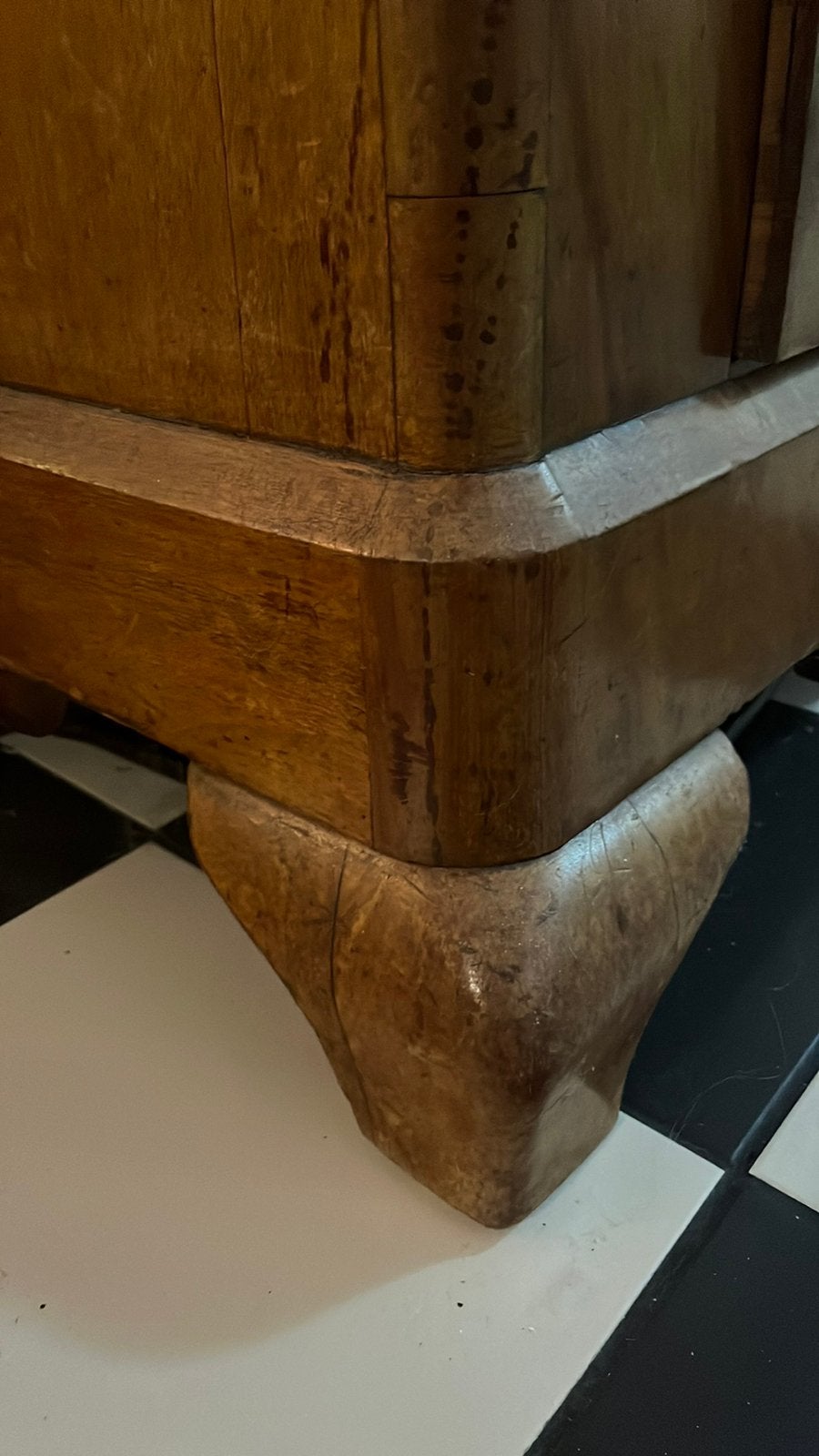 Antiek Mahonie en Eiken Koekanger Kabinet, Antiek en Kunst, Ophalen of Verzenden