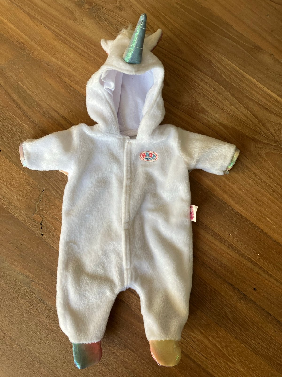 Baby Born Eenhoorn Onesie met Klittenbandsluiting, Ophalen of Verzenden, Gebruikt, Babypop