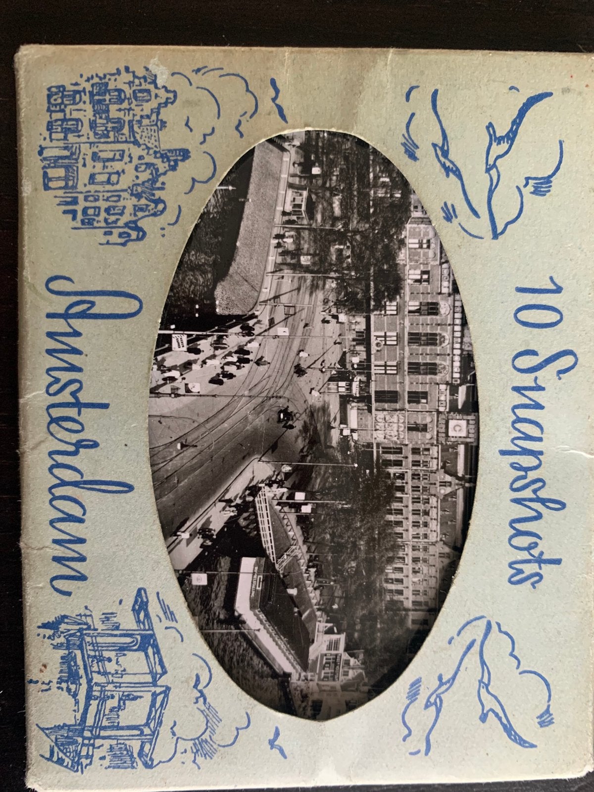 9 snapshots van Amsterdam vintage, Ophalen of Verzenden, Noord-Holland