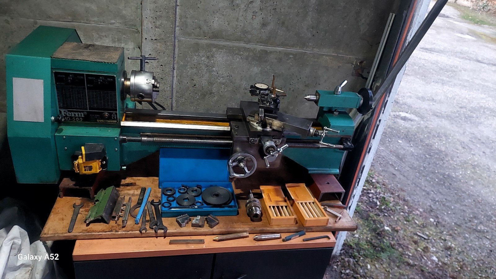 Draaibank metaal ferm 500MD  Tussen center 500mm, Verzenden, Metaaldraaibank