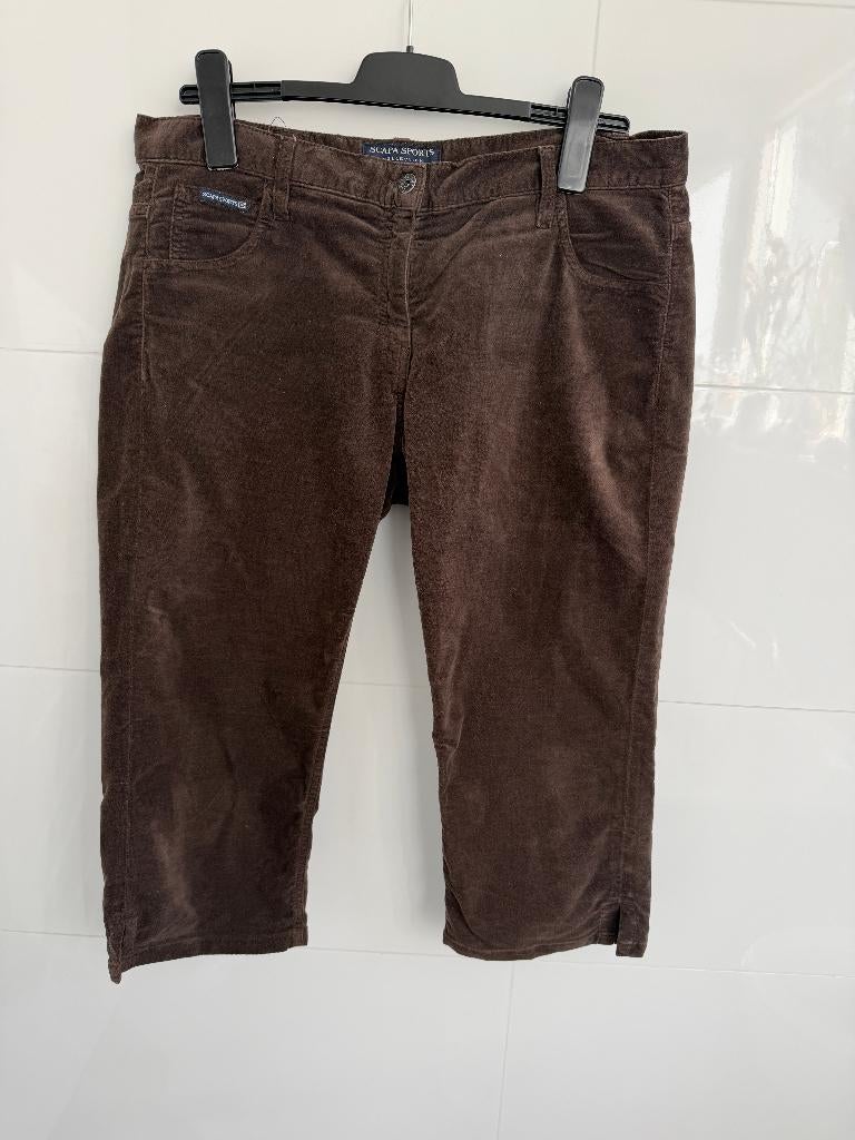 Broek Scapa Sports bruin, Zo goed als nieuw, Driekwart, Ophalen, Maat 38/40 (M)