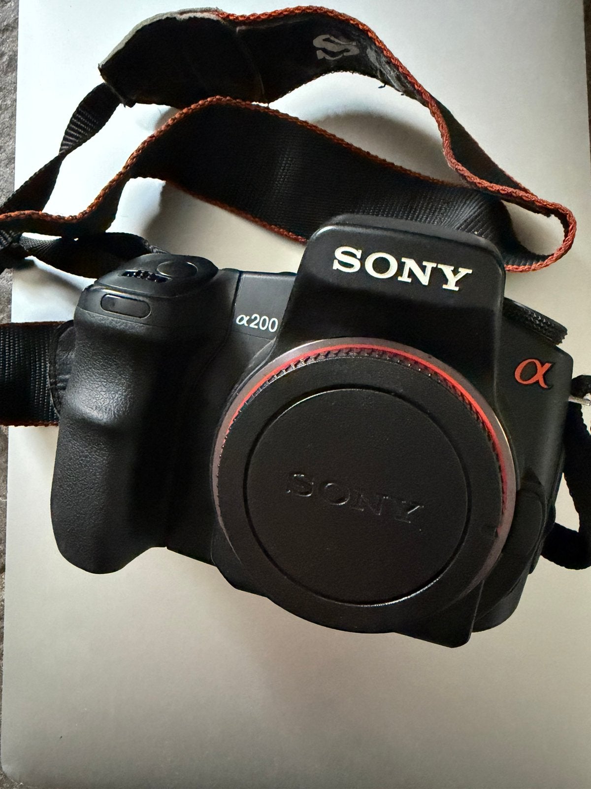 Sony alpha 200, Audio, Tv en Foto, Gebruikt, Spiegelreflex, Accu, 10 megapixels