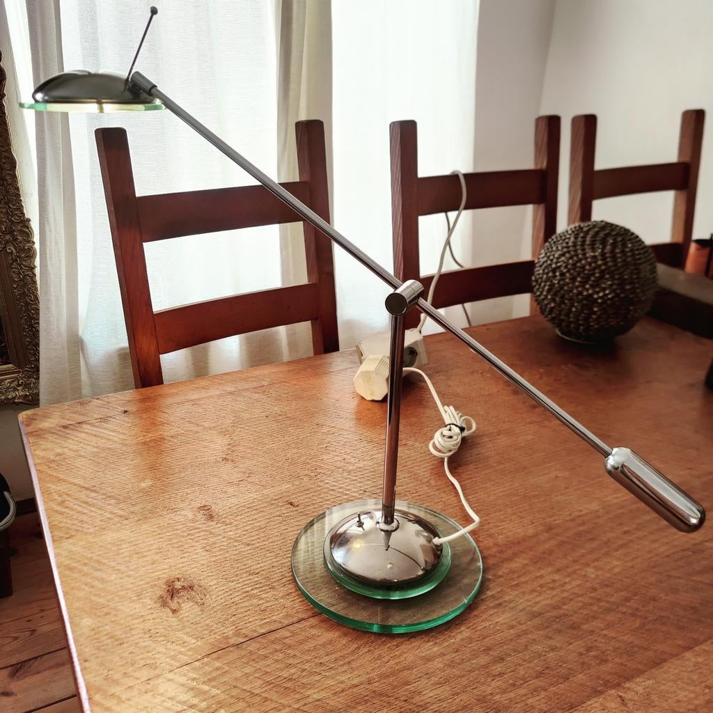 Herda mid century pendellamp., Ophalen of Verzenden, Gebruikt, Glas
