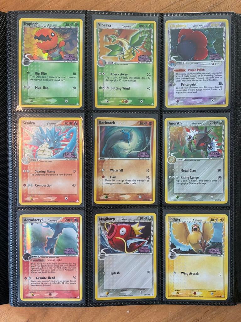7x Pokemon Ex Holon Phantoms 2006 Reverse Holo, Ophalen of Verzenden, Zo goed als nieuw, Meerdere kaarten