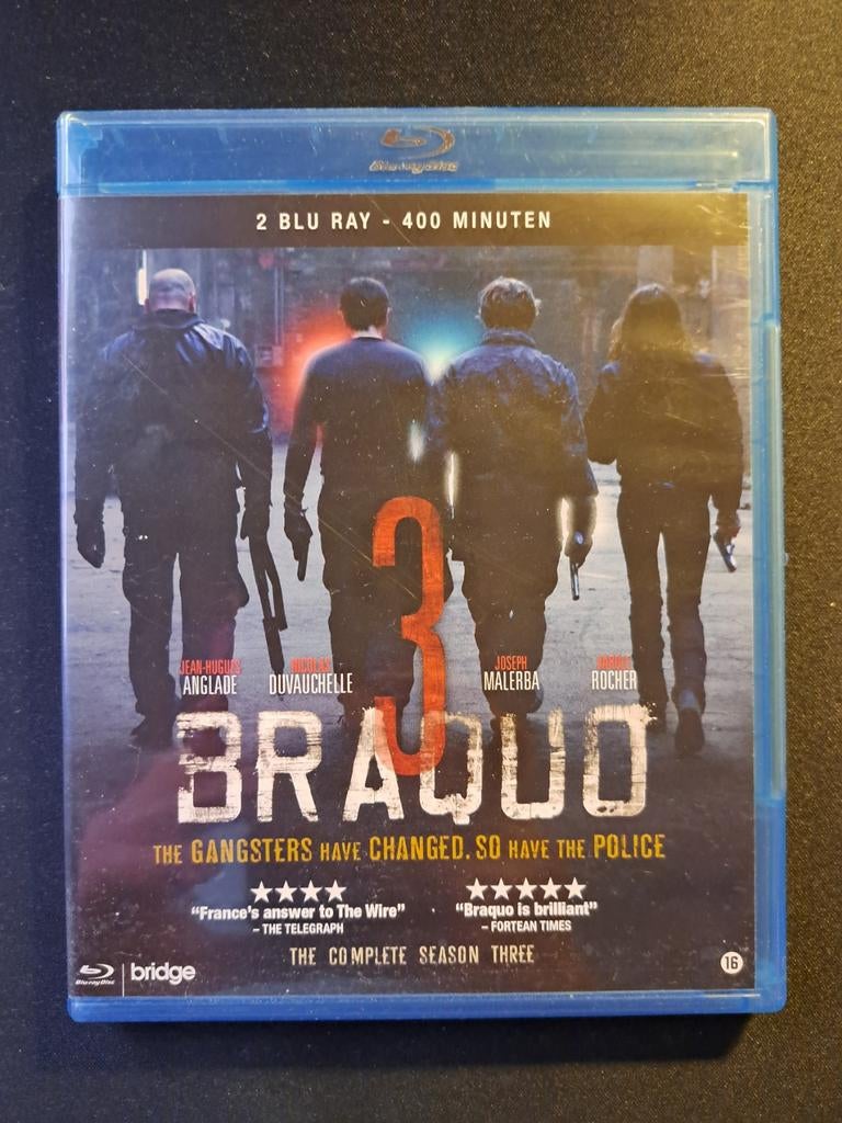 Braquo Seizoen 3 - Blu-ray (2 discs), Ophalen of Verzenden, Zo goed als nieuw, Thrillers en Misdaad, Boxset
