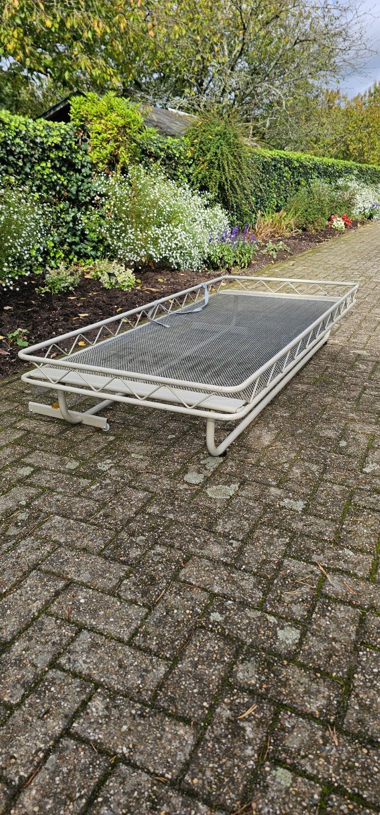 Vintage Auping arielle W. Rietveld. Matrasmaat 80x190. in pr, Ophalen, Eenpersoons, Metaal