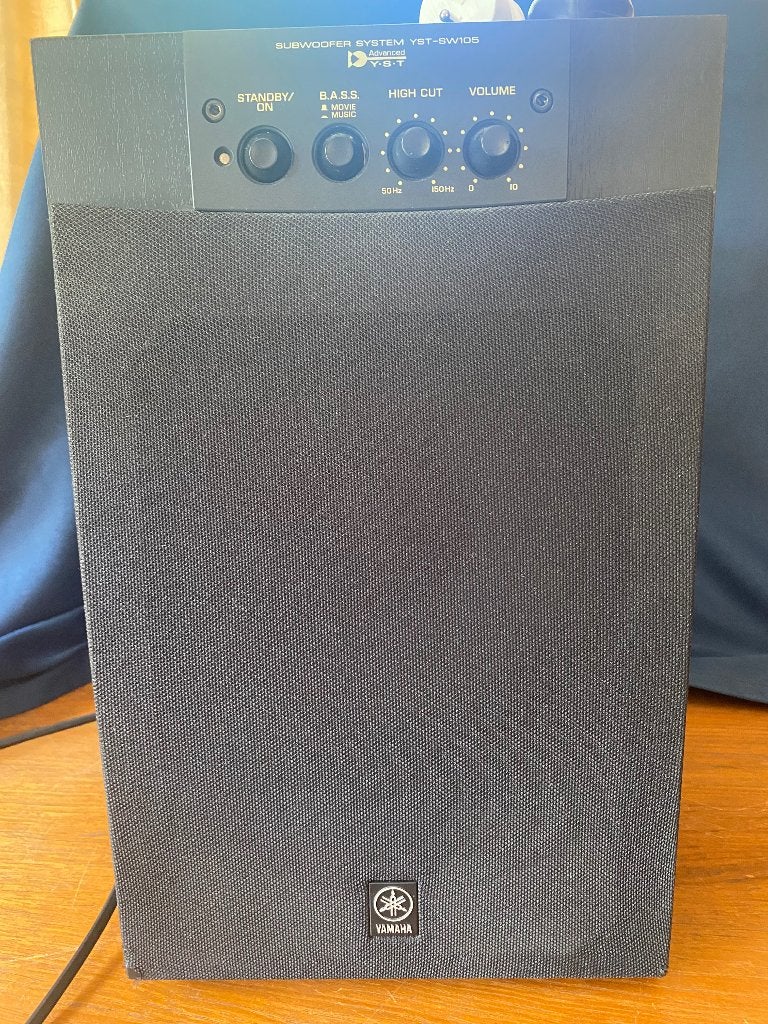 Yamaha YST-SW105 subwoofer – Advanced YST, Gebruikt, Subwoofer, Yamaha, Ophalen of Verzenden