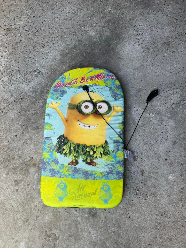 Minions Bodyboard / Surfplank voor Kinderen, Ophalen of Verzenden, Gebruikt, Overige typen, Met koord
