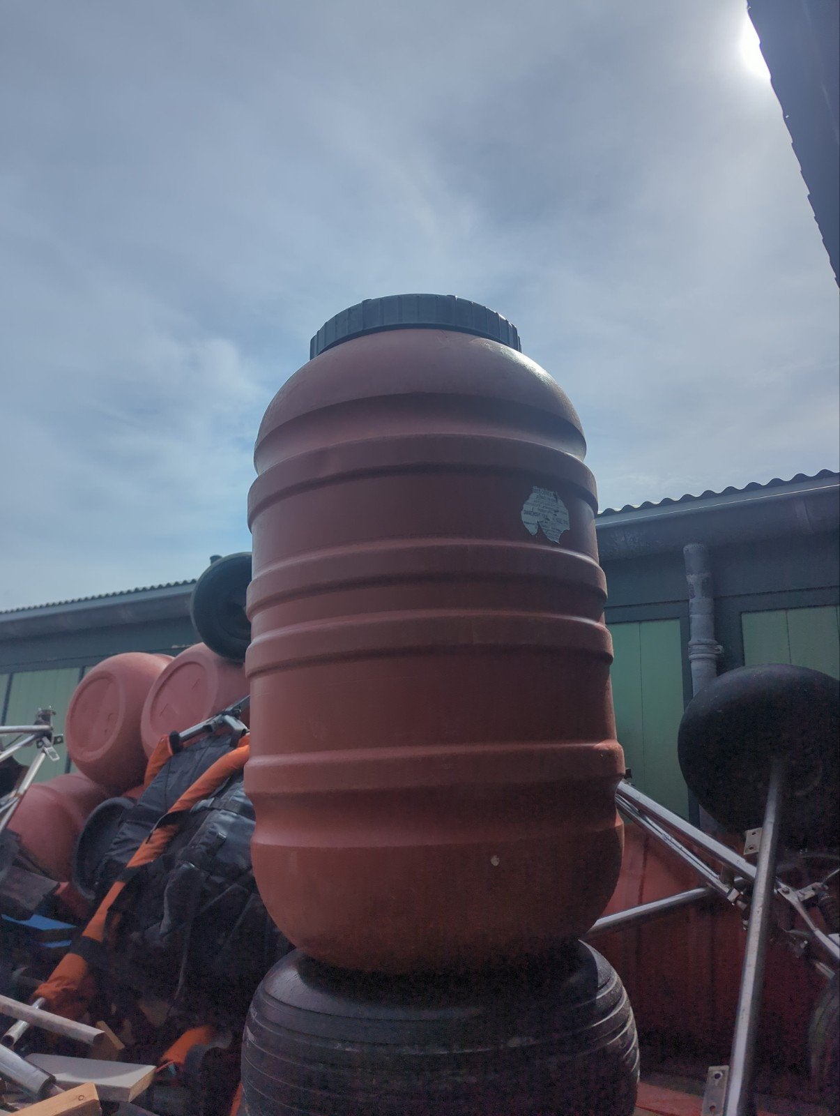 Regenton 5 stuks / Watervat - Gebruikt, 150 liter of meer, Ophalen, Gebruikt, Kunststof