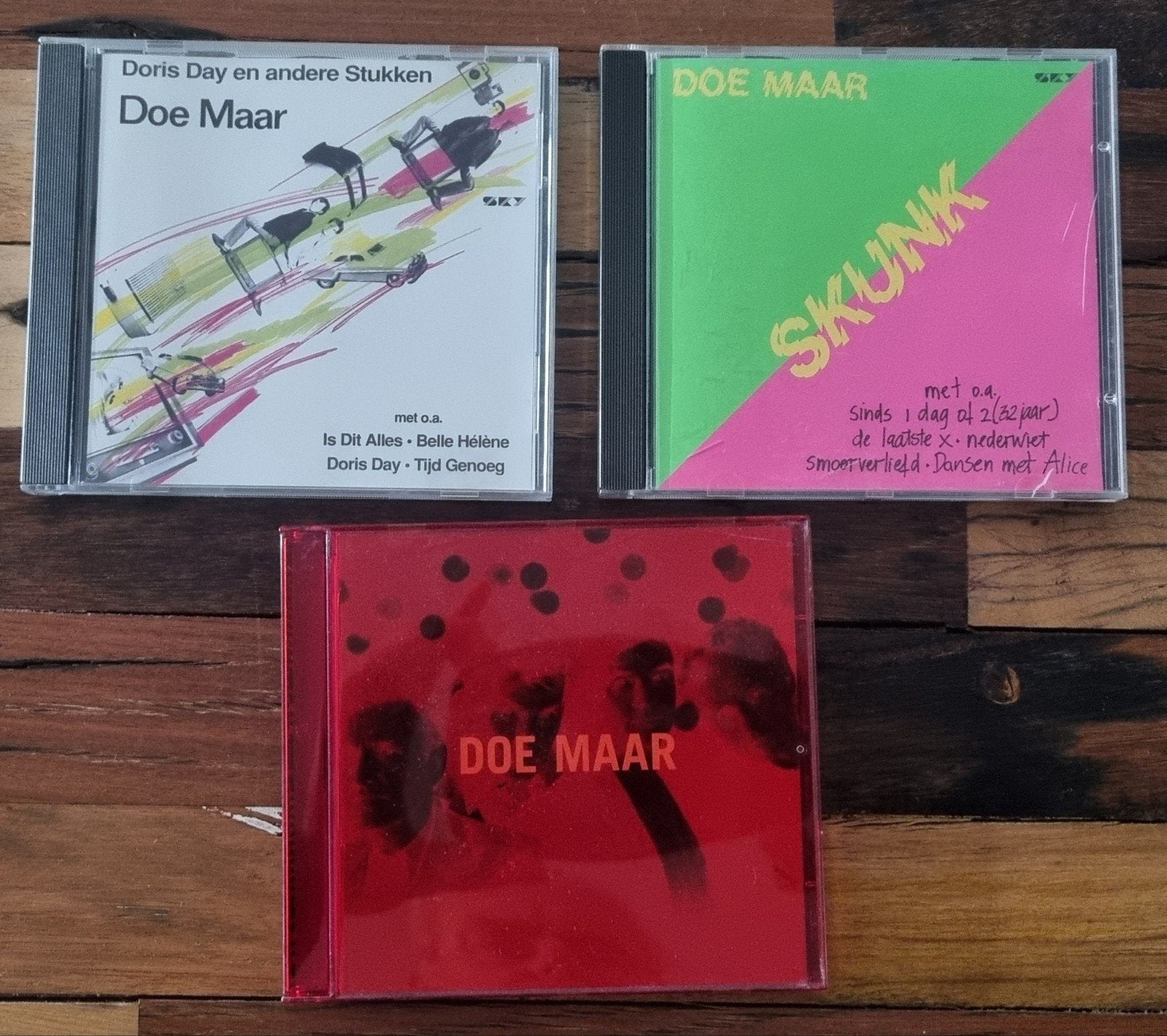 Doe Maar CD's: Doris Day, Skunk, Klaar - Pop/Reggae, Ophalen of Verzenden, Gebruikt, Pop, Album