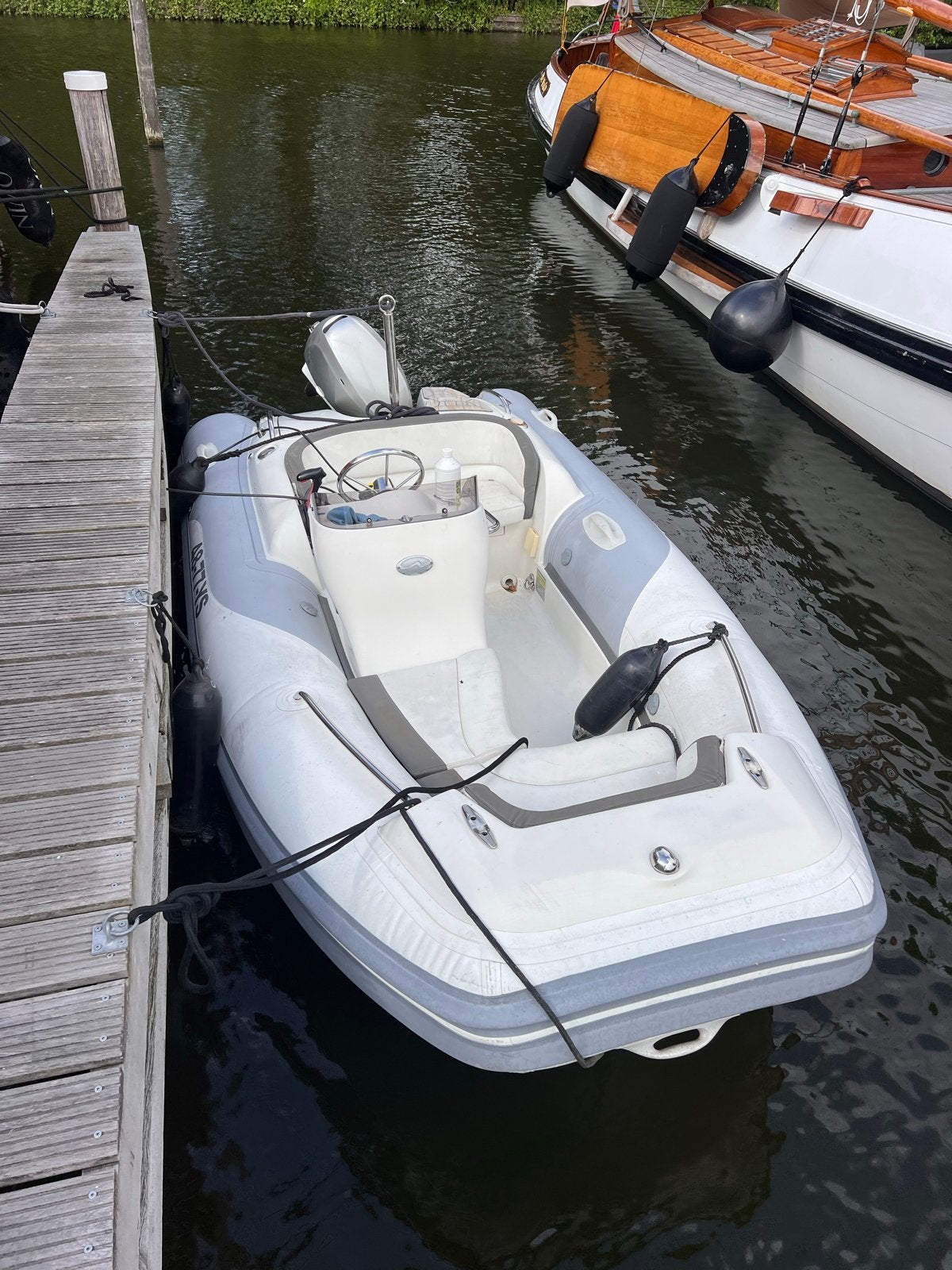 Walkerbay Rib 400 met Honda 50 PK en trailer, 4 m, 30 cm, 50 pk, Ophalen
