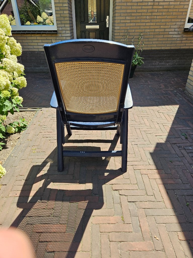 Hartman tuinstoel, Ophalen, Gebruikt, Kunststof, Verstelbaar