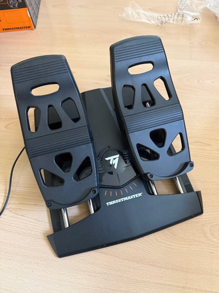 Thrustmaster TFRP T.Flight roerpedalen, Computers en Software, Ophalen of Verzenden, Zo goed als nieuw, Thrustmaster