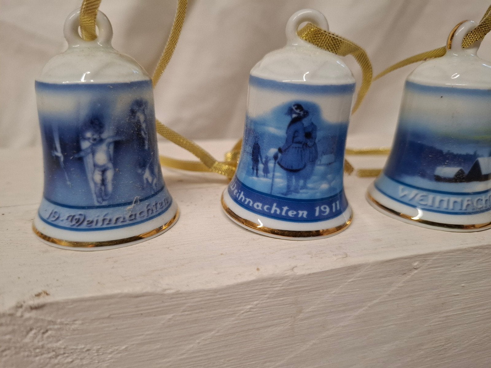 Rosenthal Porseleinen Kerstklokjes 1910 en 1911-1912, Ophalen of Verzenden