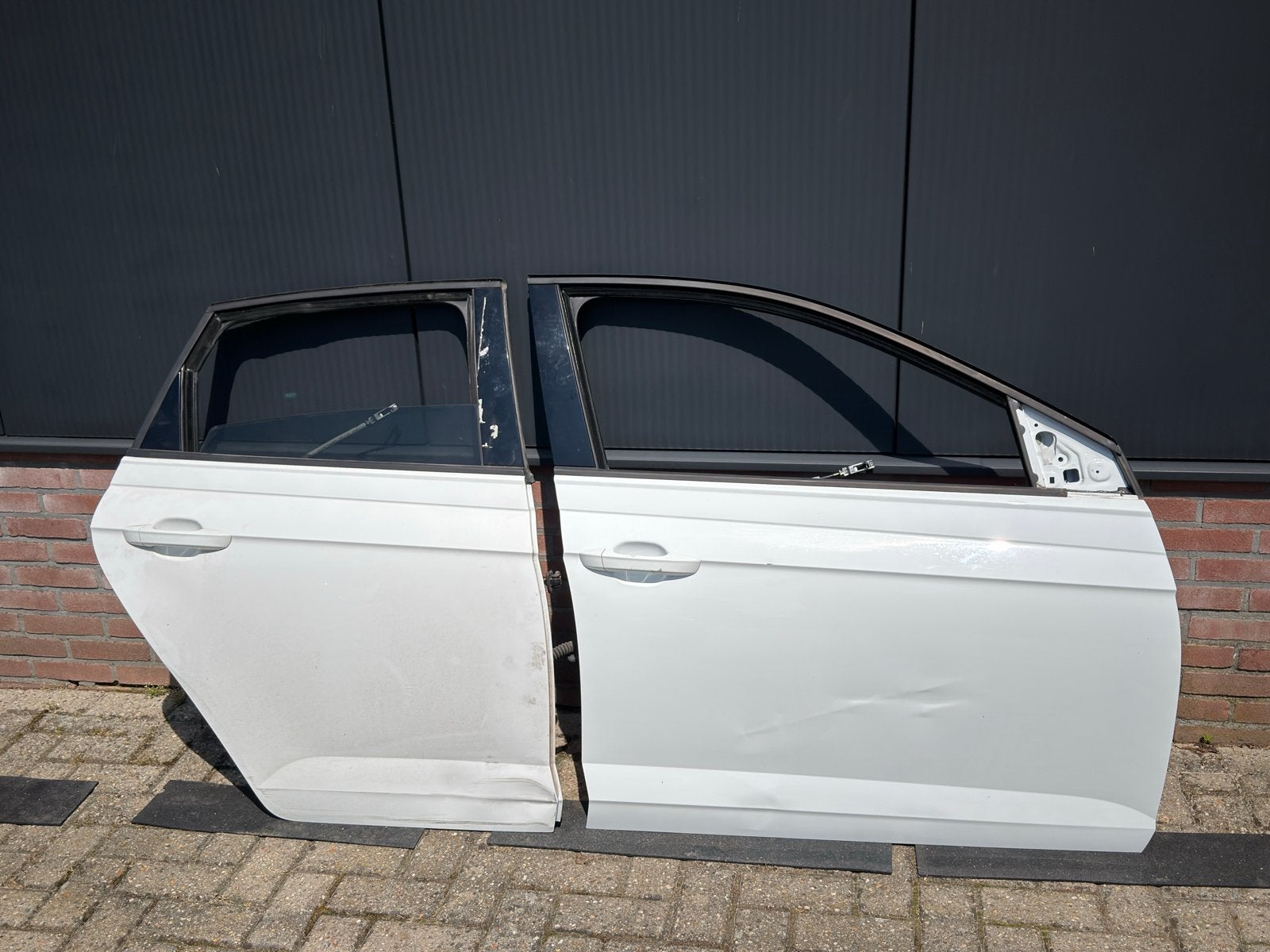 VW Polo 2G Deuren Rechts Voor en Achter kleur. LC9A, Ophalen, Gebruikt, Achter, Volkswagen