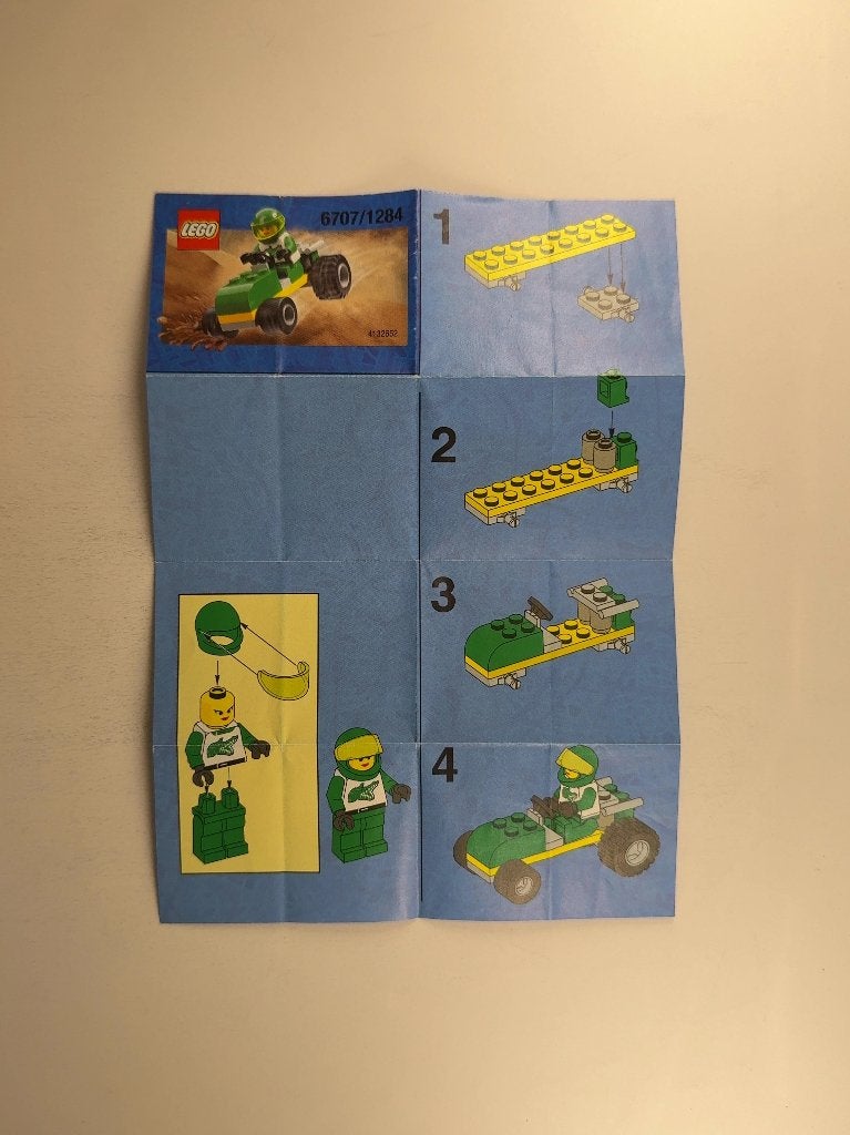 LEGO City 6707 (Instructions) for Set 6707 Green Buggy, Lego, Overige typen, Ophalen of Verzenden, City