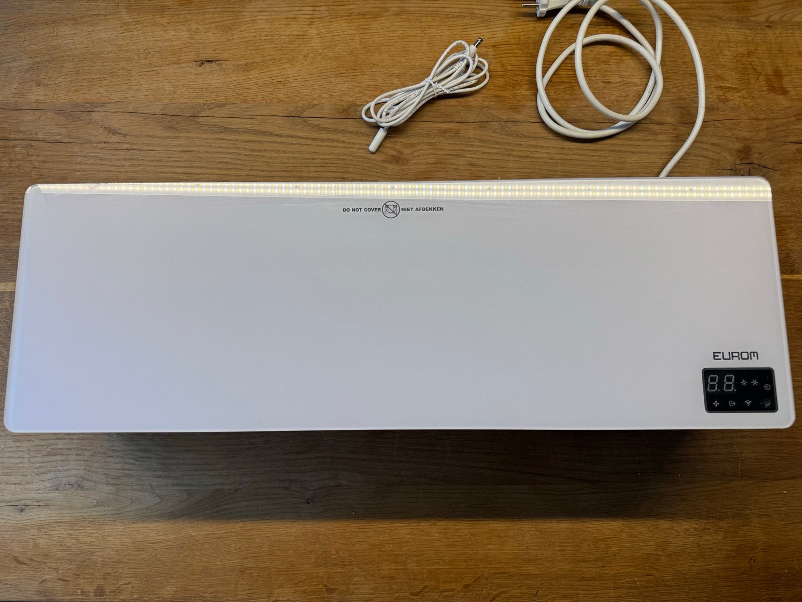 Eurom keramische wandkachel met wifi - Zo goed als nieuw, Doe-het-zelf en Verbouw, Verwarming en Radiatoren, Minder dan 30 cm