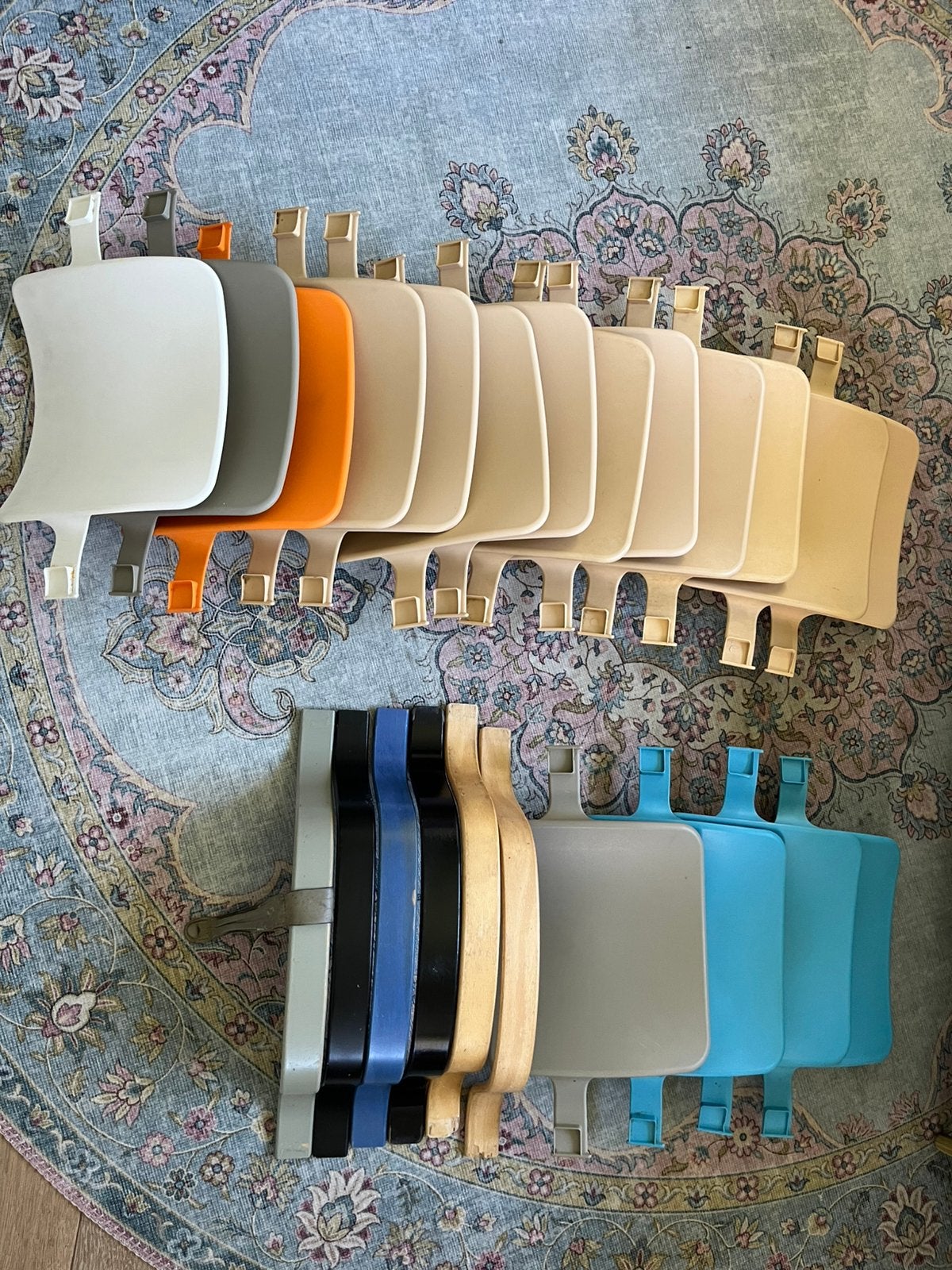 Stokke tripp trapp beugels en rugleuningen, Ophalen, Gebruikt, Meegroeistoel