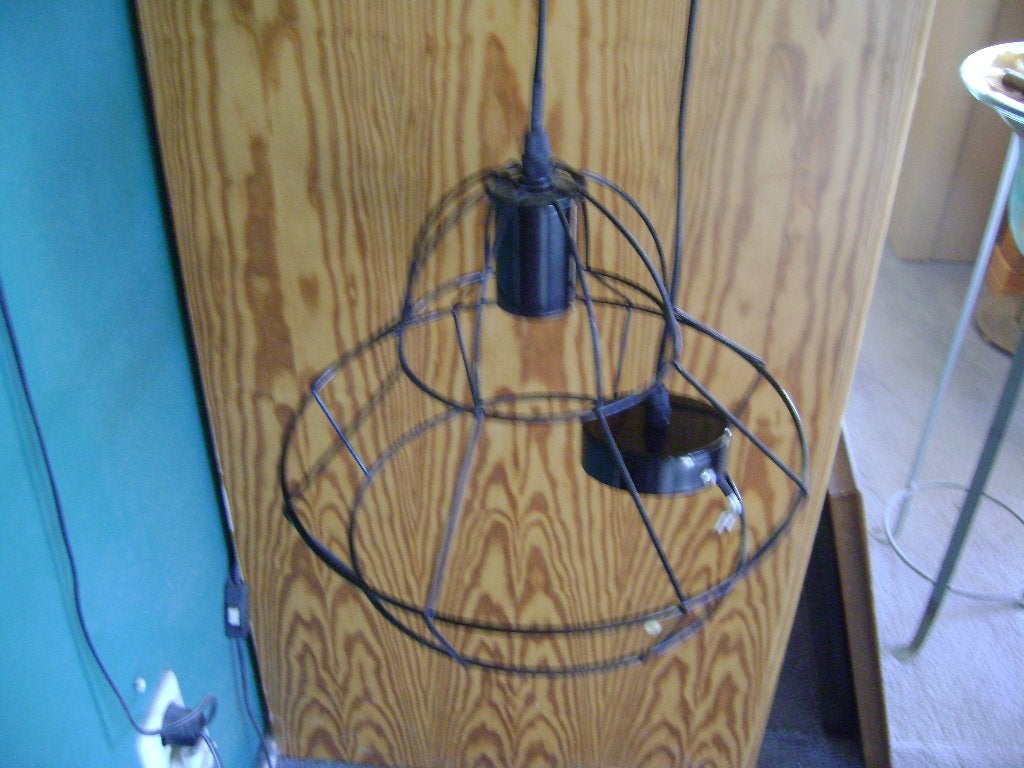 Industriële zwarte hanglamp 25cm Xenos, Zo goed als nieuw, Metaal, Industriël, E27 (groot)