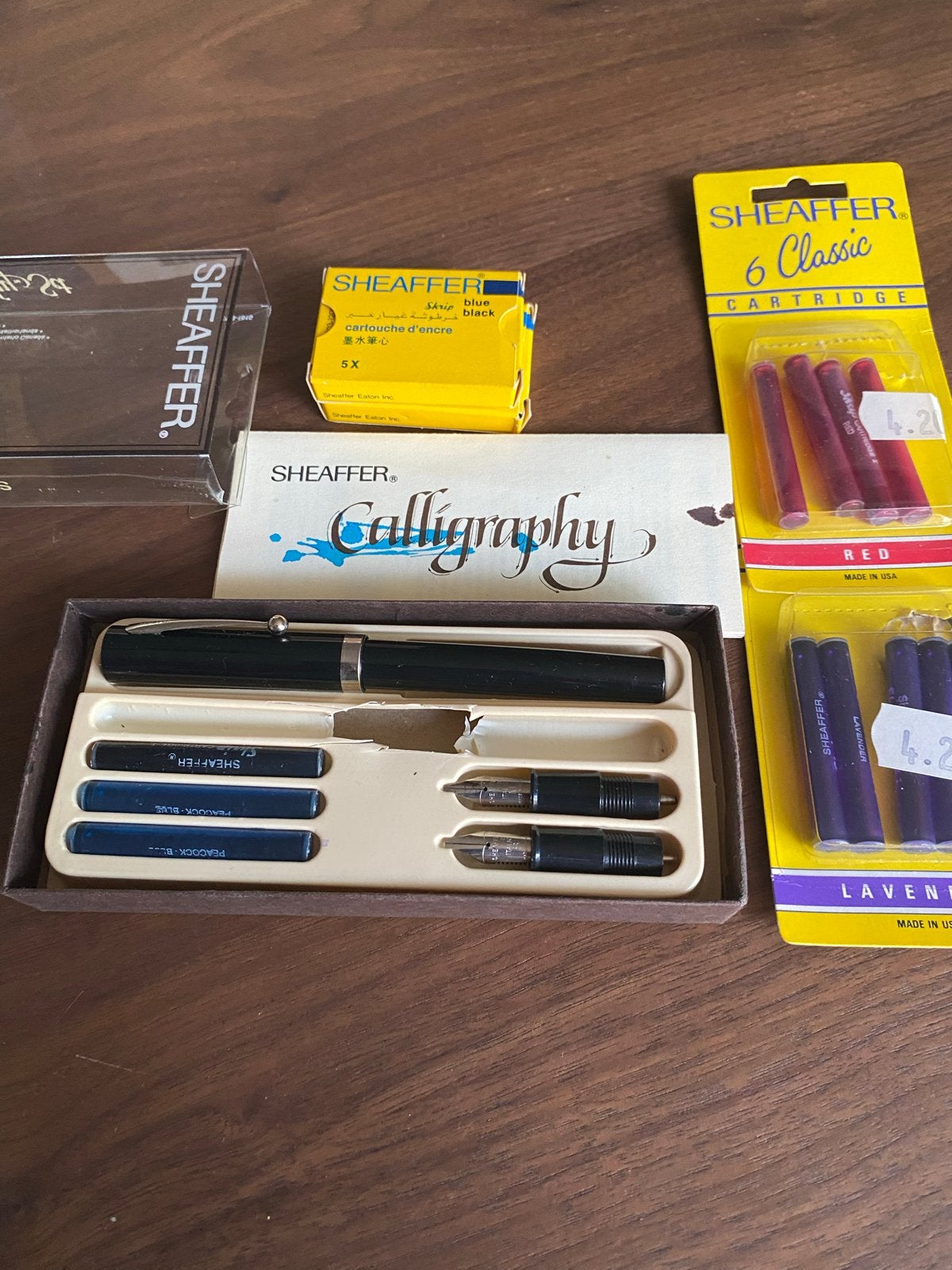 Sheaffer no nonsense kalligrafie set, Ophalen of Verzenden