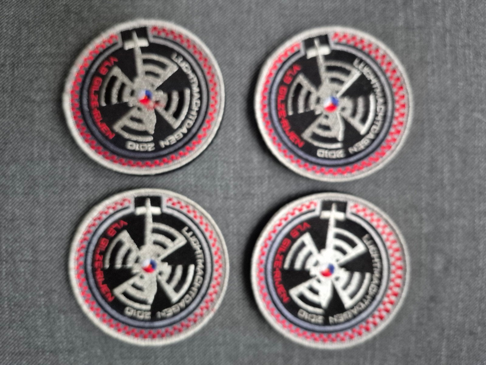 4x Luchtmachtdagen 2010 Badge/Patch VLB Gilze-Rijen, Ophalen of Verzenden, Luchtmacht, Nederland, Embleem of Badge