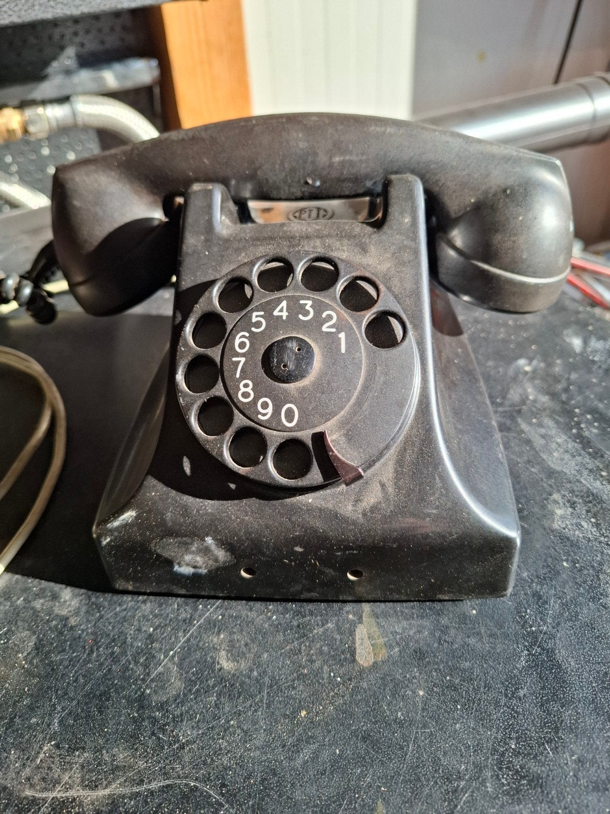 Bakelieten Telefoon PTT, Ophalen of Verzenden, Gebruikt, Bakeliet