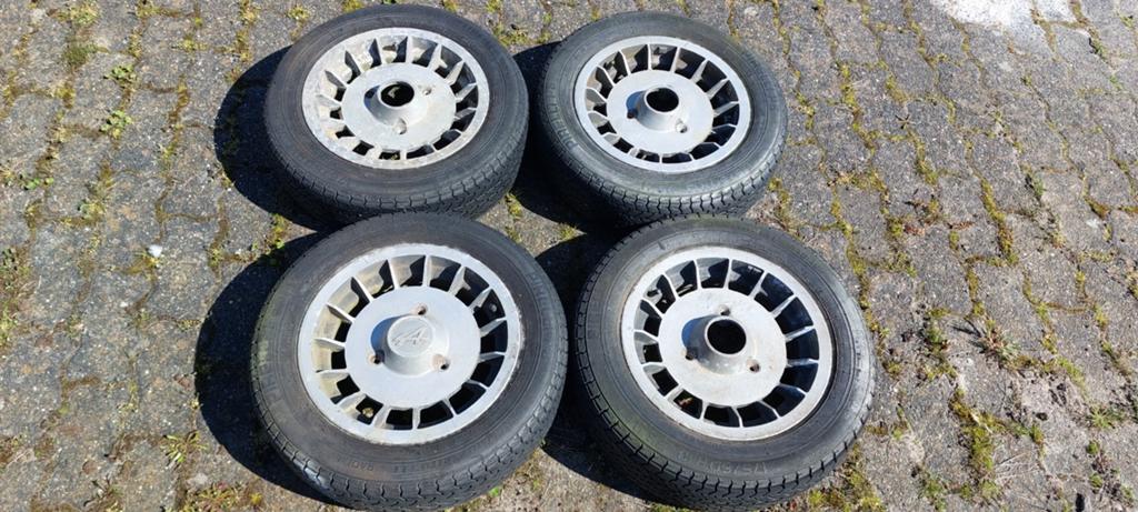 Vier originele Renault Alpine Turbo velgen 5Jx13H2 E27, Ophalen, Gebruikt