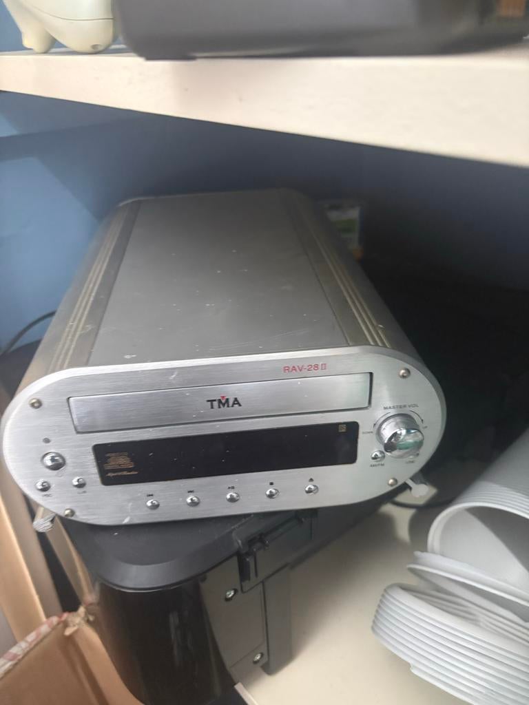 TMA radio met speakers, Gebruikt, Microset, Cd-speler, Ophalen