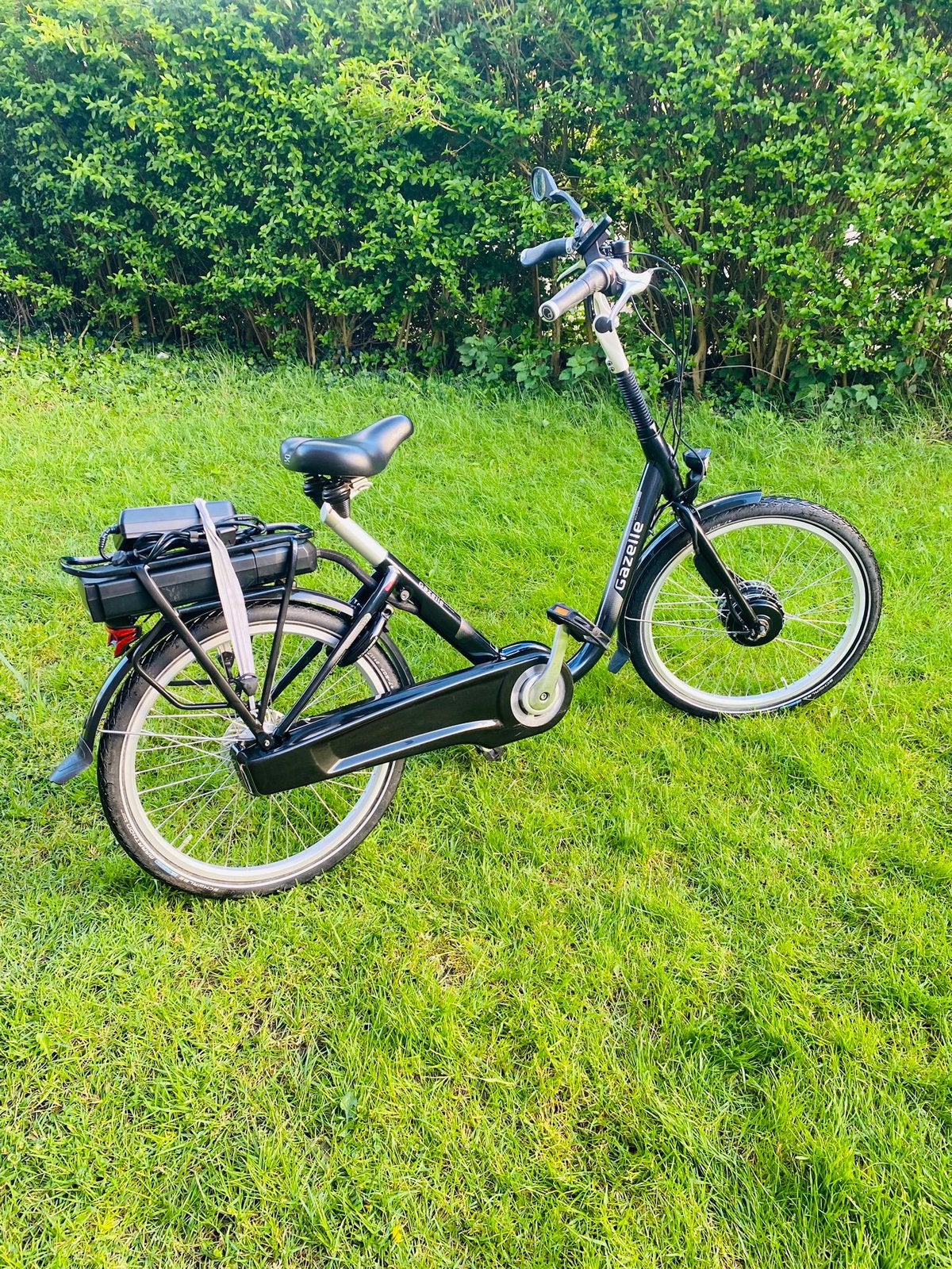 Nette lage instap Gazelle Balance elektrische fiets, Ophalen, Zo goed als nieuw, Minder dan 47 cm, 50 km per accu of meer