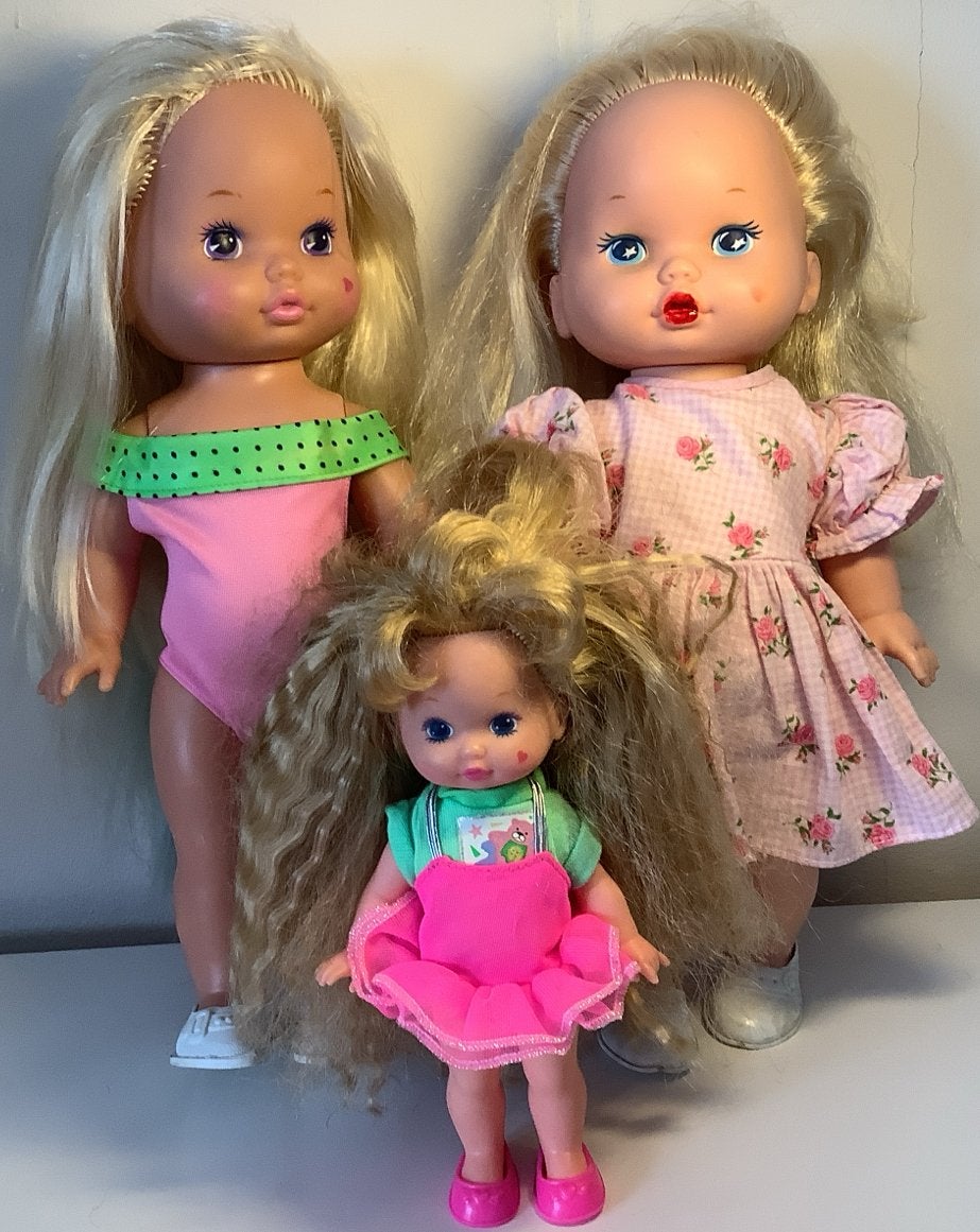 Vintage Lil Miss Make-up Pop,Lil Miss Magisch Haar 1980, Verzamelen, Poppen, Ophalen of Verzenden, Gebruikt, Pop