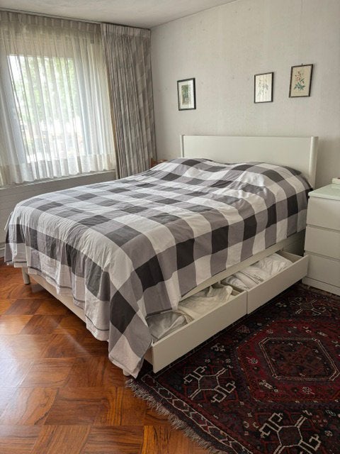 Tweepersoonbed, Ophalen, Wit, Tweepersoons, Zo goed als nieuw