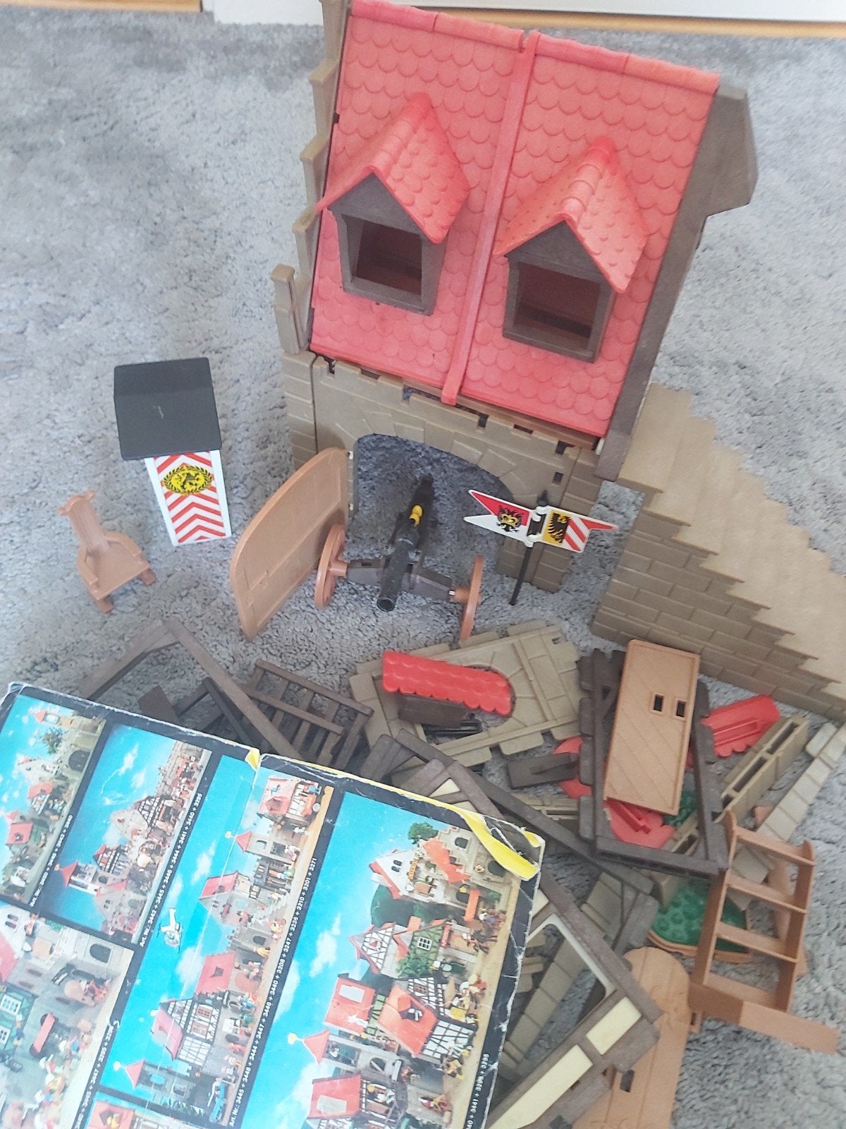 Playmobil Kasteel/Fort /stal met losse onderdelen jaren 70, Gebruikt, Losse onderdelen, Kasteel/Fort, Historisch
