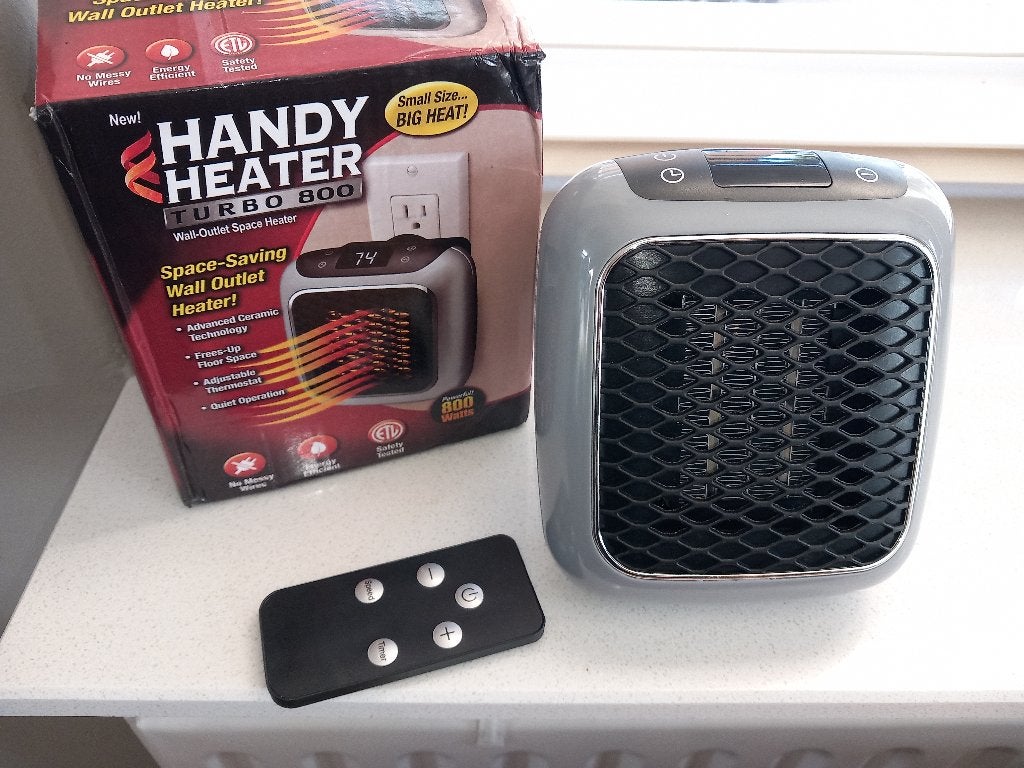 Draadloze heater 800W, Minder dan 30 cm, Kachel, Minder dan 60 cm, Ophalen of Verzenden