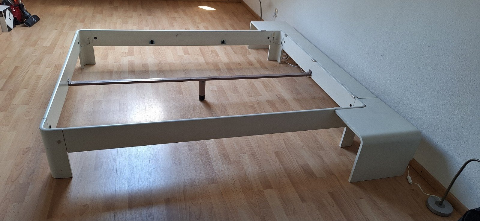 Auping Auronde 160*200*35, Ophalen, Gebruikt, Wit, Tweepersoons