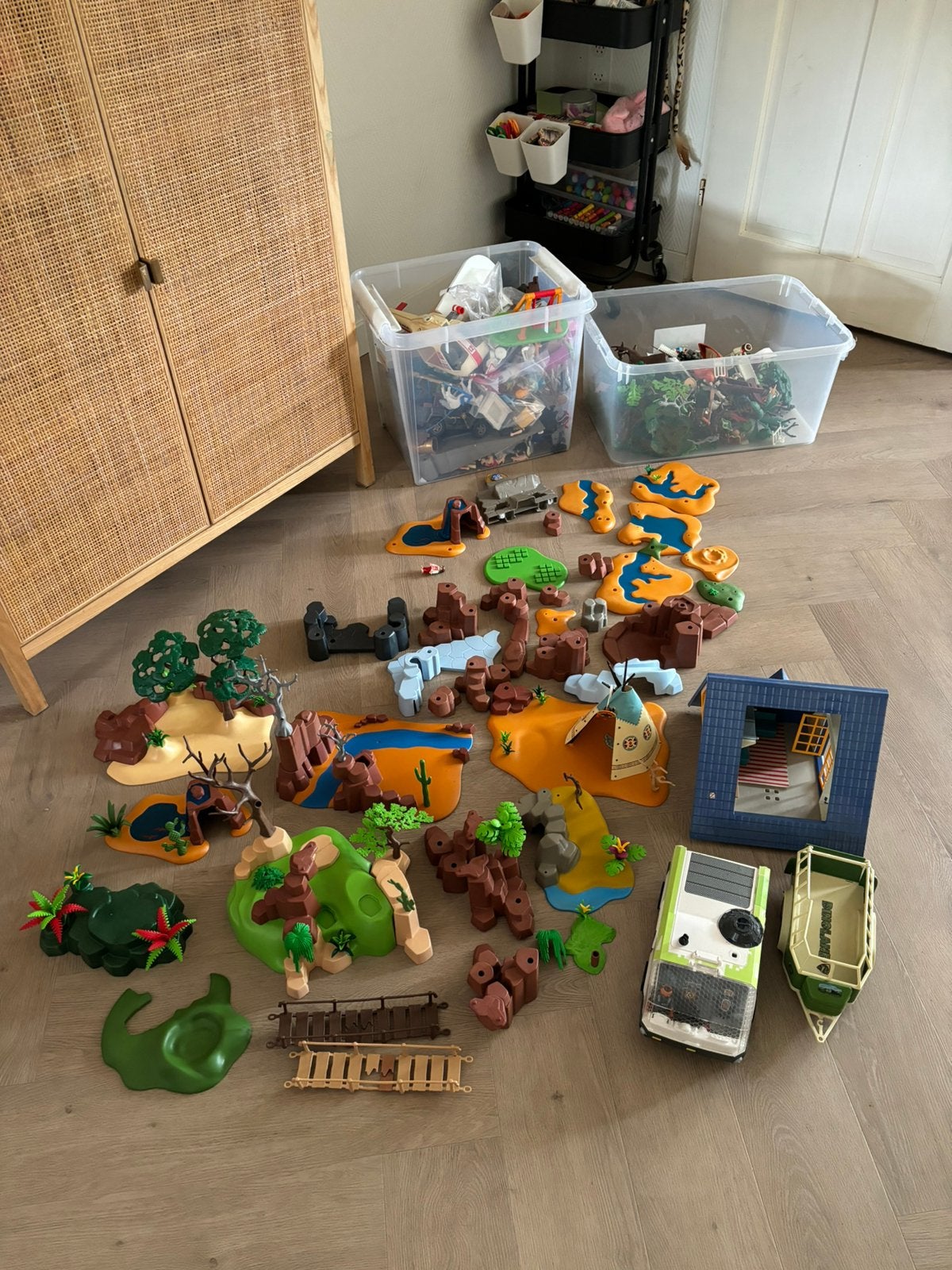 Hele grote partij Playmobil, Ophalen, Gebruikt