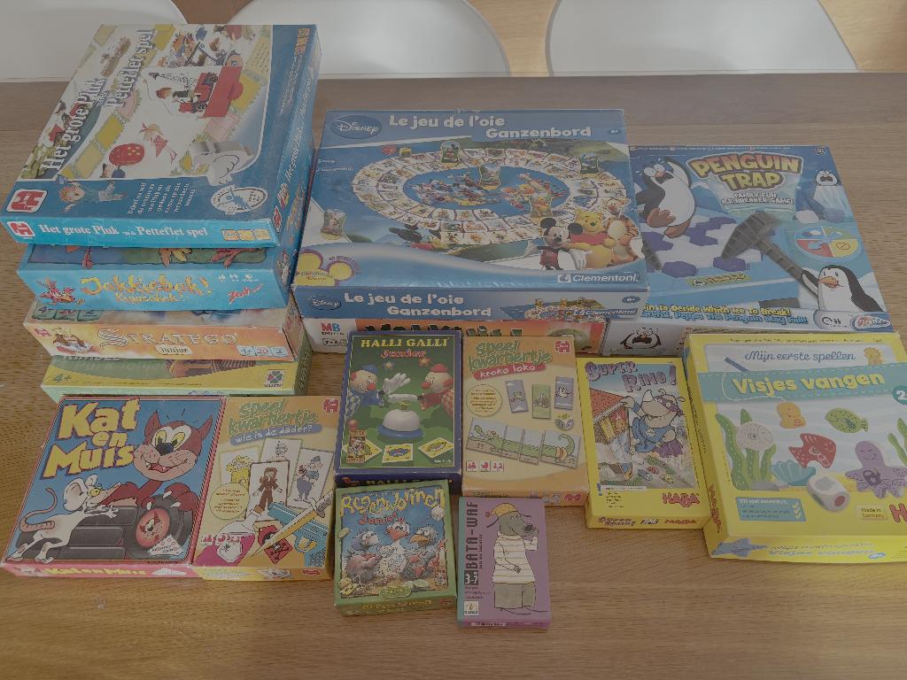 Grote spellenset - 15 kinderspellen, Ophalen, Gebruikt