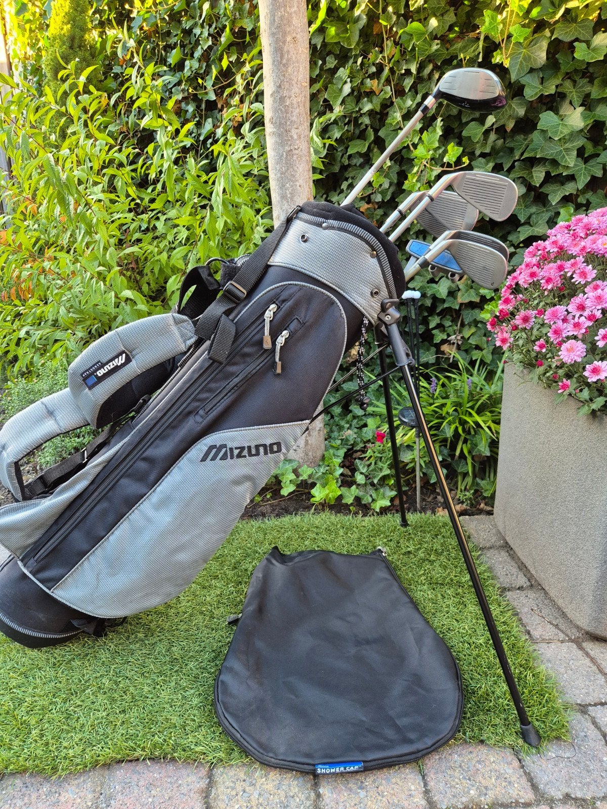 Skymax 1 inch verlengde heren golfset met Mizuno golftas