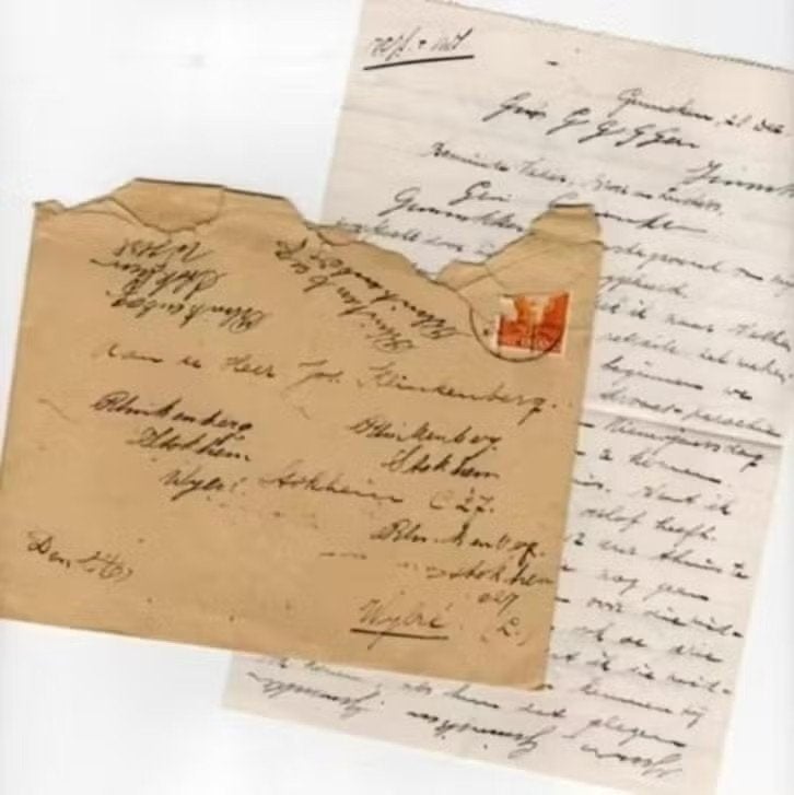 Brief Ginneken naar Stokkem Wijlre Klinkenberg 1951., Ophalen of Verzenden, Zo goed als nieuw