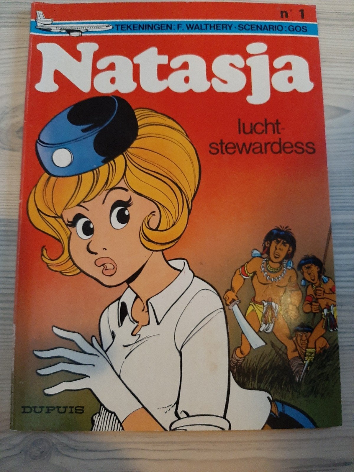 Natasja, luchtstewardess - Stripboek nr. 1, Ophalen of Verzenden