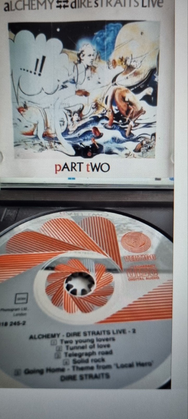 Dire Straits - Alchemy Live - Part Two CD, Ophalen of Verzenden, Gebruikt, Classic Rock, Live-album